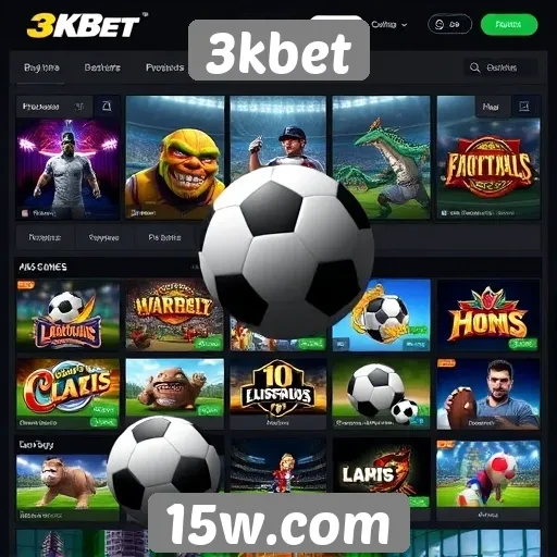 3kbet oferece diversas opções de jogos online